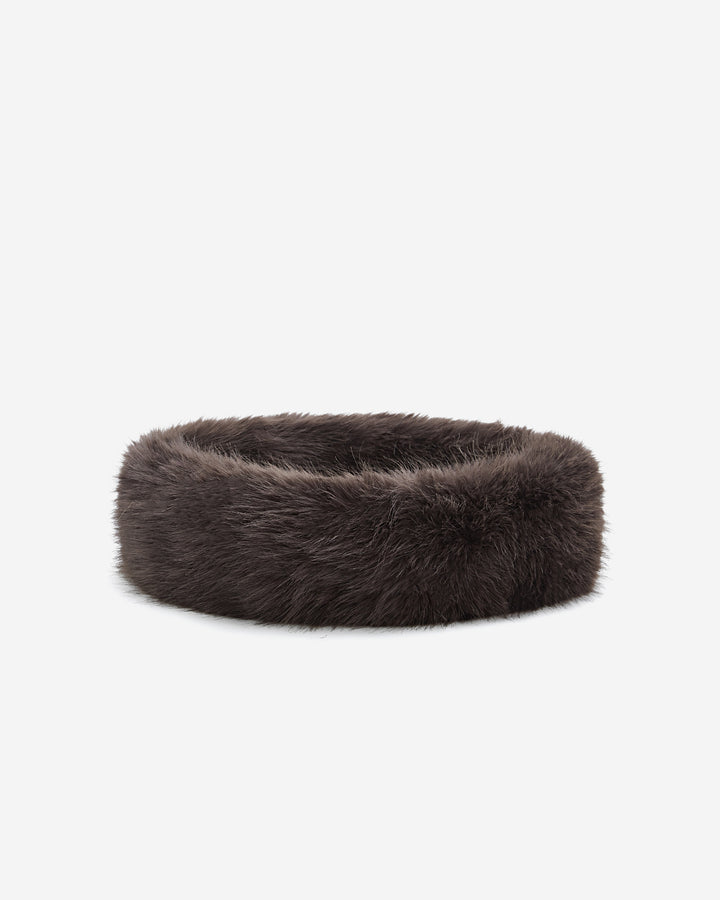 Diadema pelo sintético chocolat Bambi