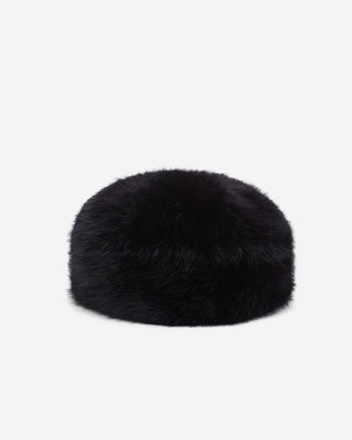 Faux fur hat noir Benito