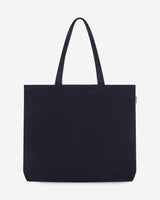 Canvas totebag met logoprint in marineblauw Bright
