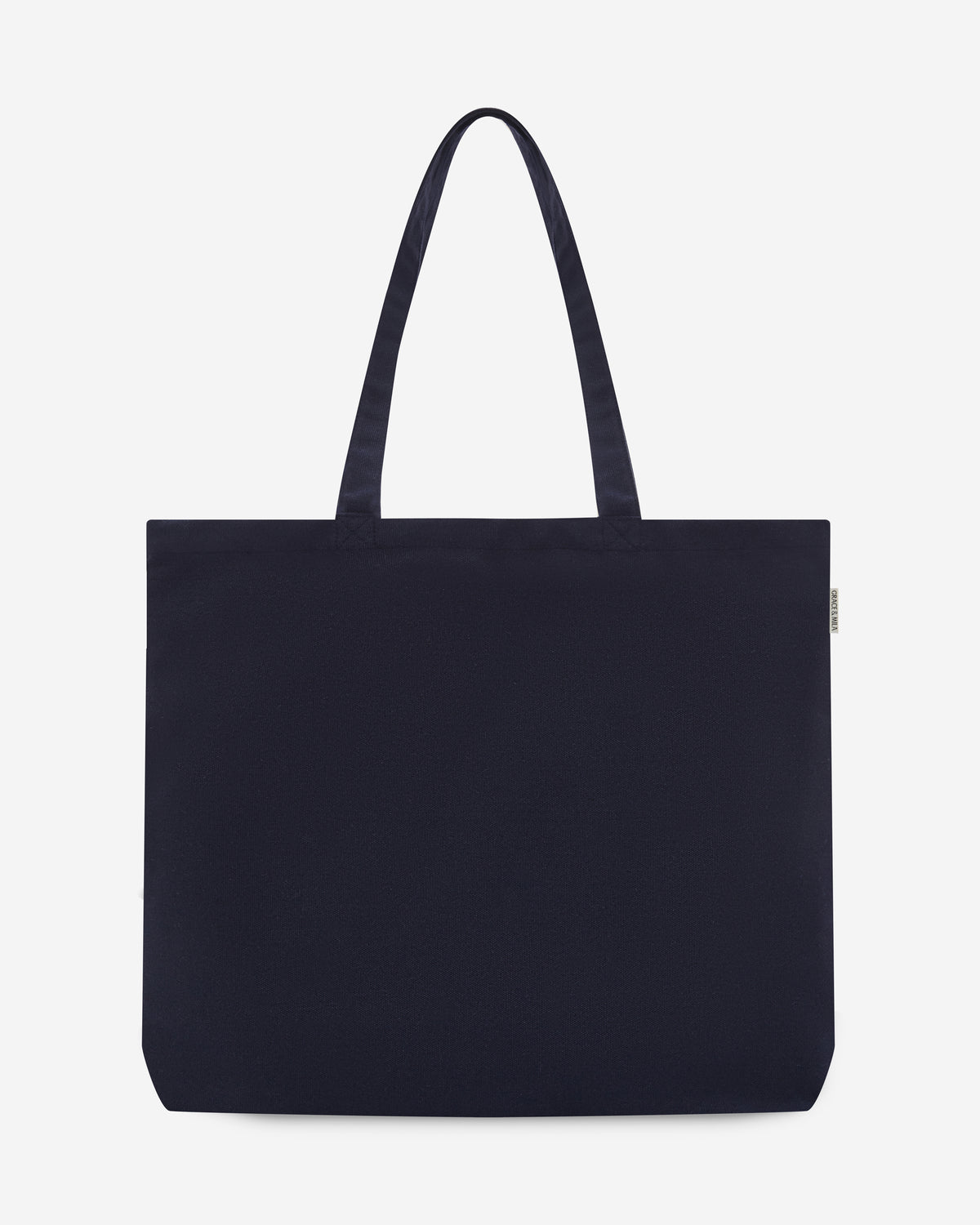 Canvas totebag met logoprint in marineblauw Bright