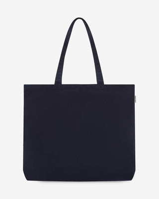 Canvas totebag met logoprint in marineblauw Bright