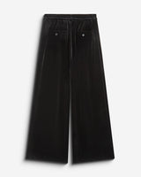 Wide-leg velvet tailored pants noir Benson