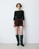 Shorts de lentejuelas chocolat Bowie