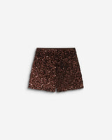 Shorts de lentejuelas chocolat Bowie