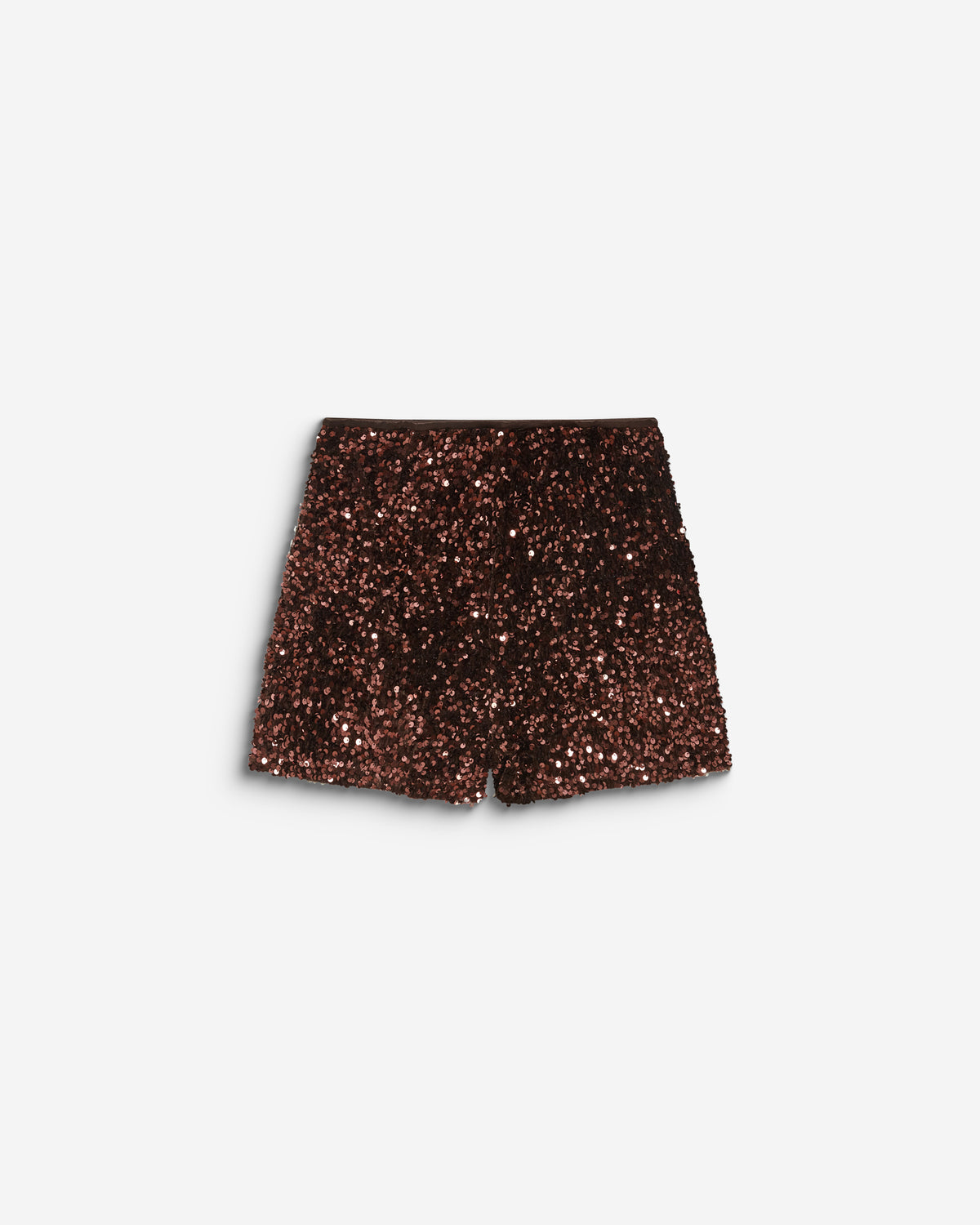 Shorts de lentejuelas chocolat Bowie