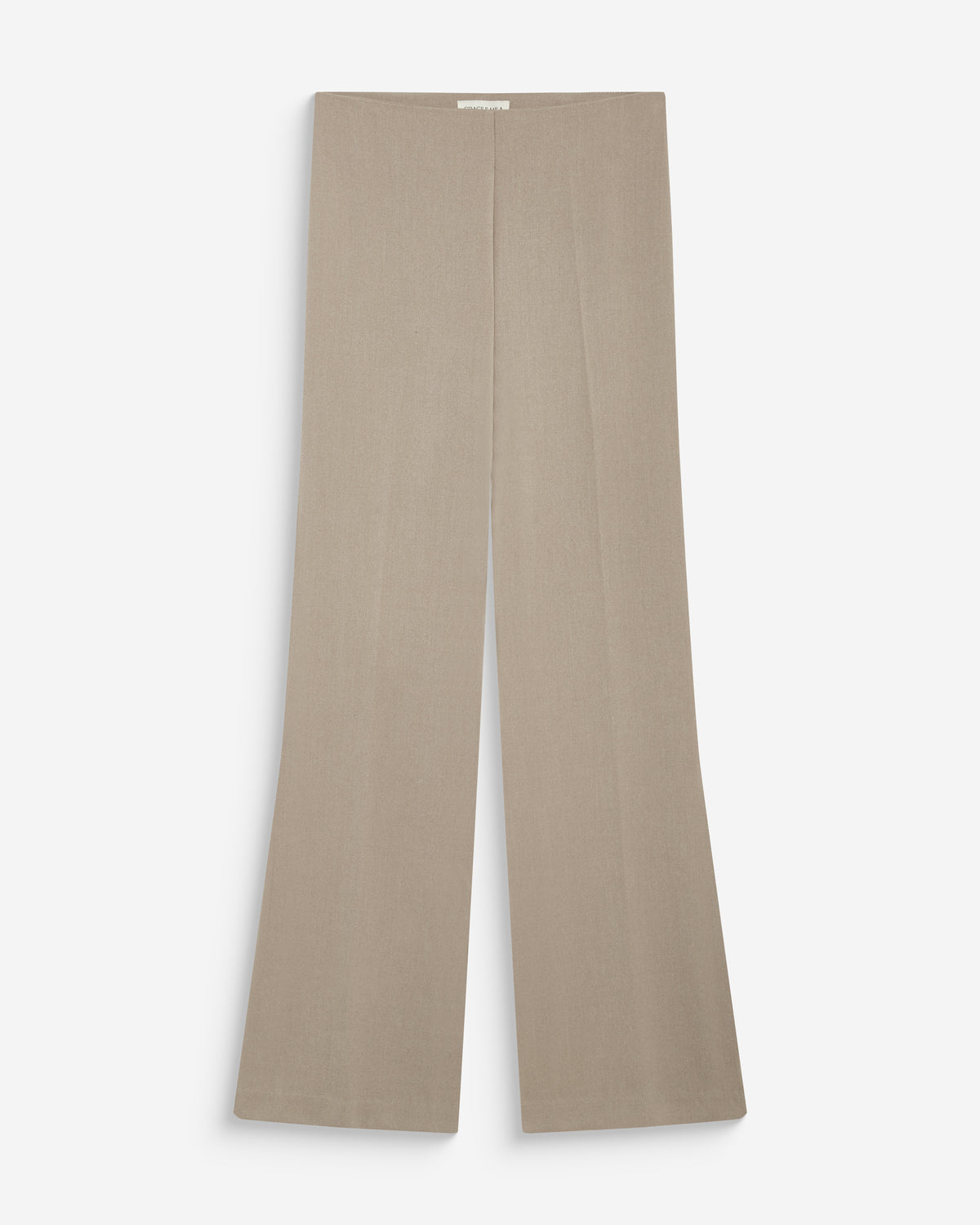 Pantalon tailleur flare à ceinture plate grege Bryan