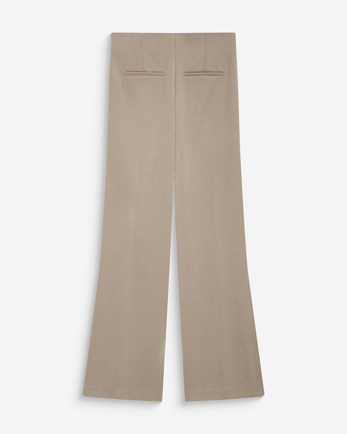 Pantalon tailleur flare à ceinture plate grege Bryan