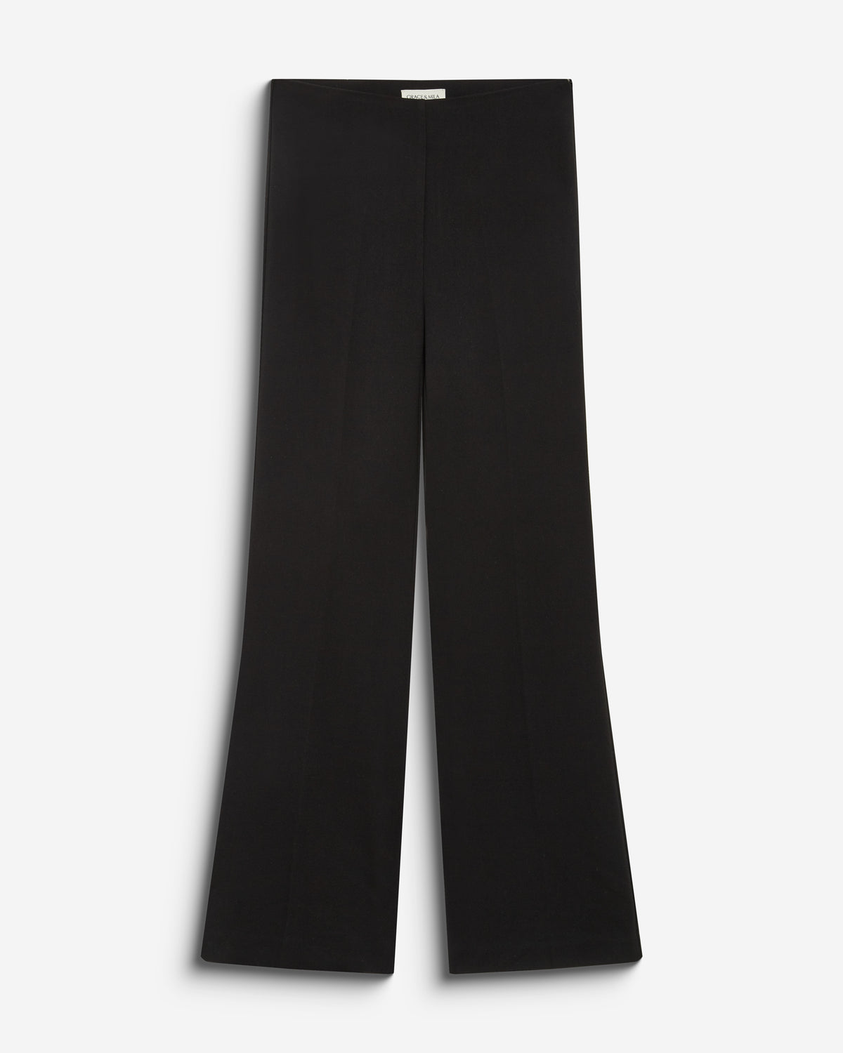 Pantalón de traje acampanado noir Bryan