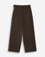Loose-fit tailored pants chocolat Bastien