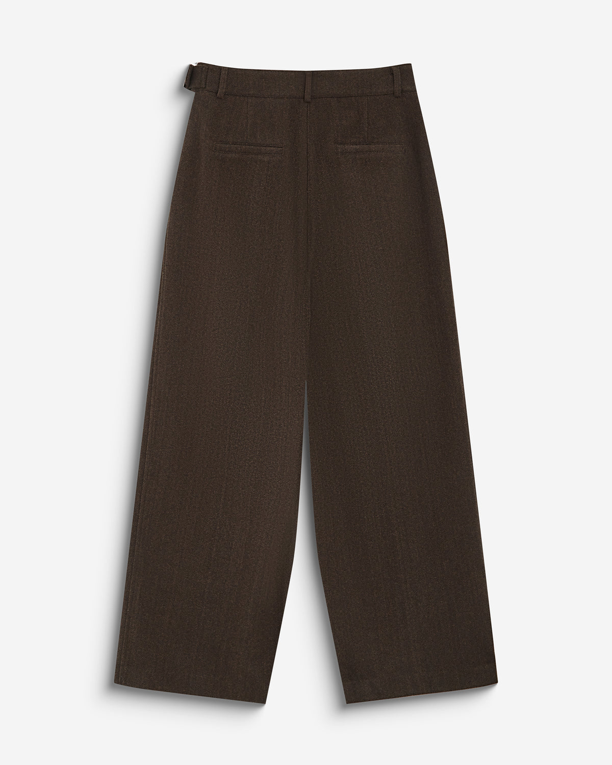 Loose-fit tailored pants chocolat Bastien