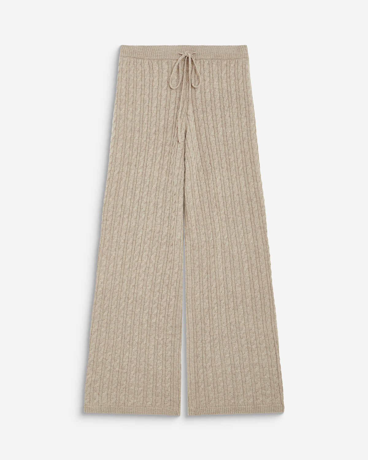 Wide-leg knitted pants grege Bilo