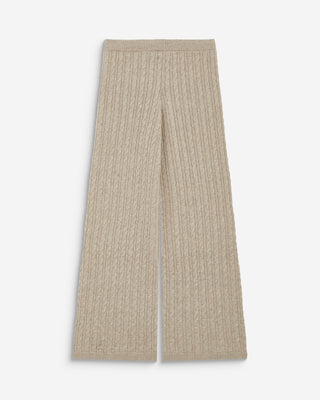 Wide-leg knitted pants grege Bilo