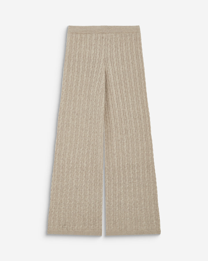 Wide-leg knitted pants grege Bilo