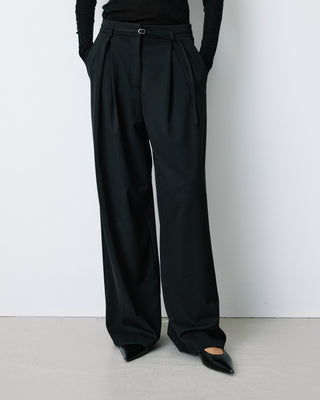 Oversized tailored pants noir Barclay