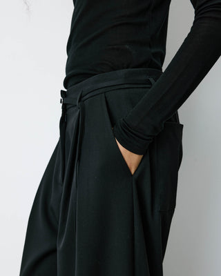 Oversized tailored pants noir Barclay