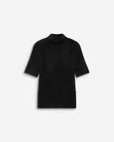 Jersey de manga corta con cuello alto noir Birdie