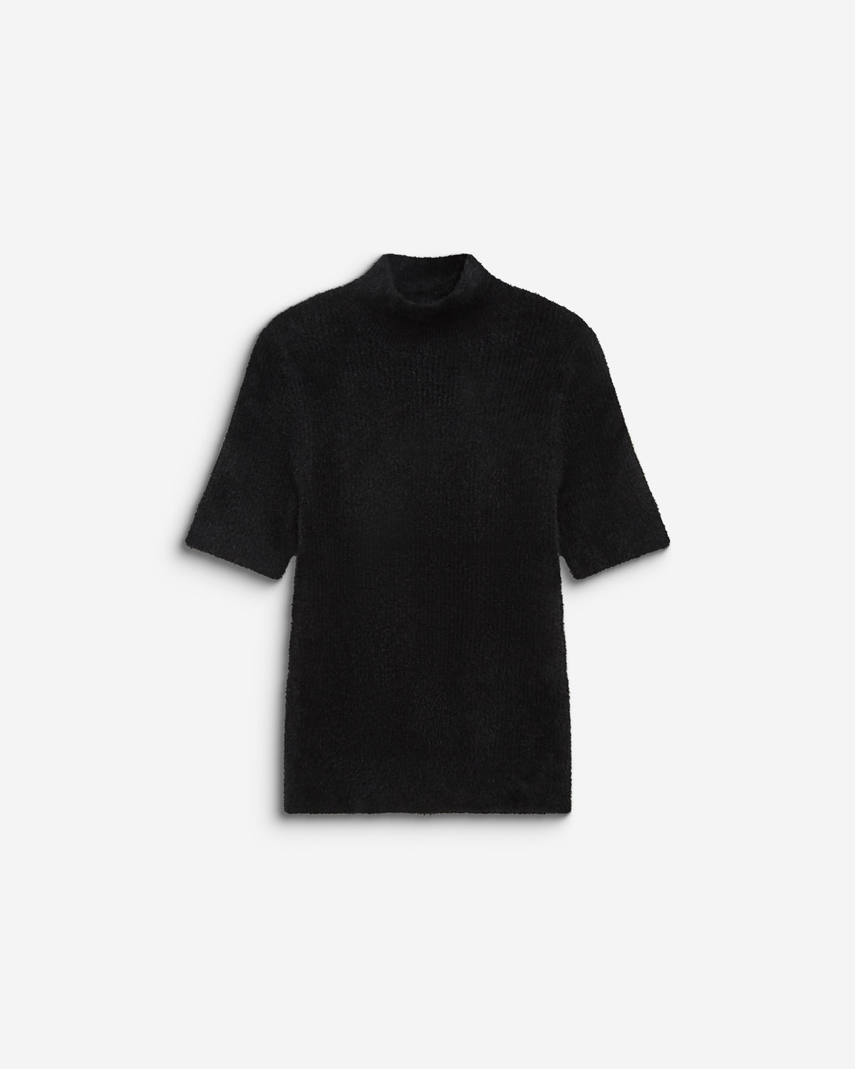 Jersey de manga corta con cuello alto noir Birdie