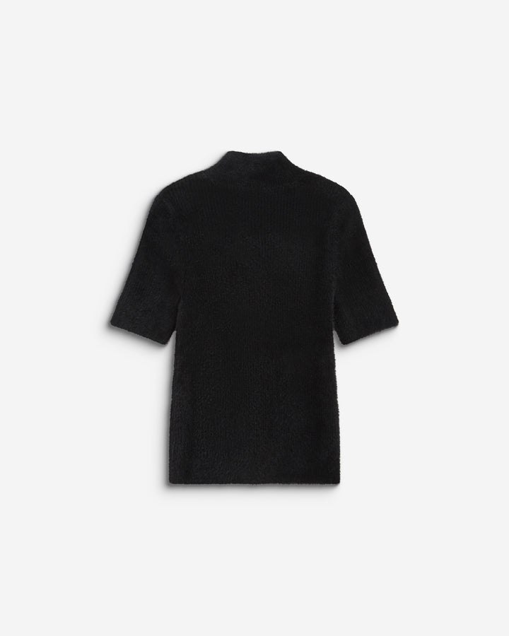 Jersey de manga corta con cuello alto noir Birdie