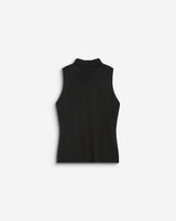 High-neck sleeveless top noir Bailey