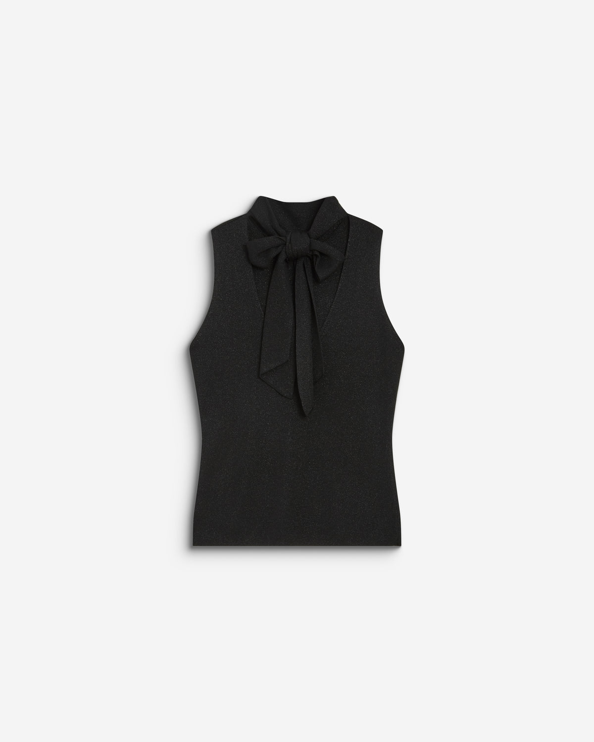 High-neck sleeveless top noir Bailey