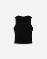 V-neck wrap velvet top noir Blitz