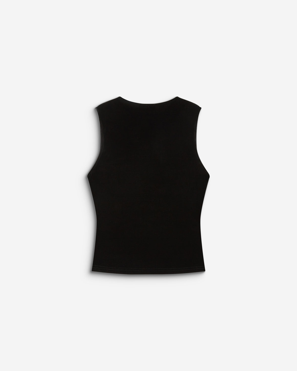 V-neck wrap velvet top noir Blitz