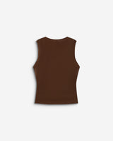 Top sin mangas de terciopelo olive Blitz