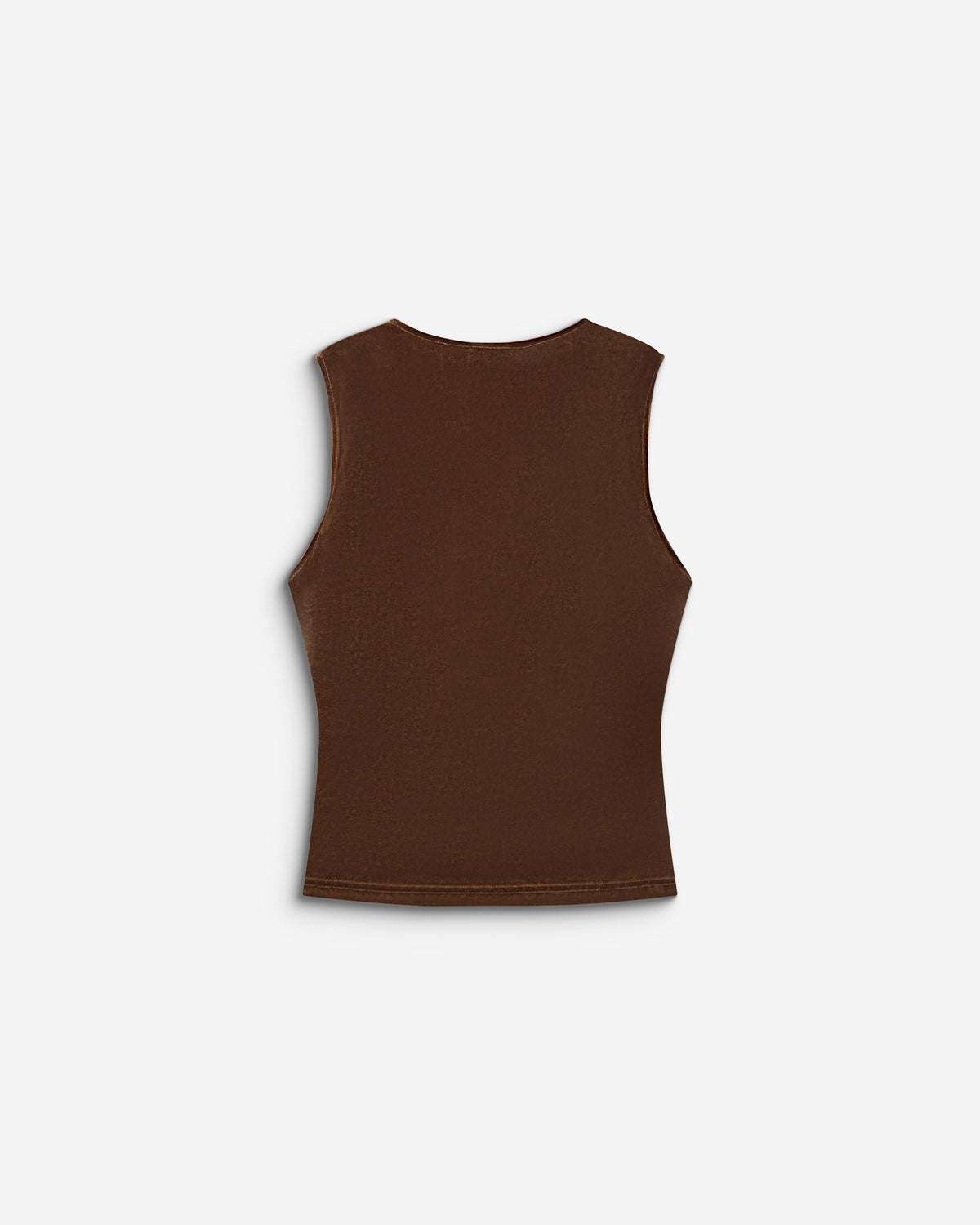 Top sin mangas de terciopelo olive Blitz