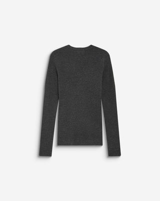 V-neck wrap sweater anthracite Bindi