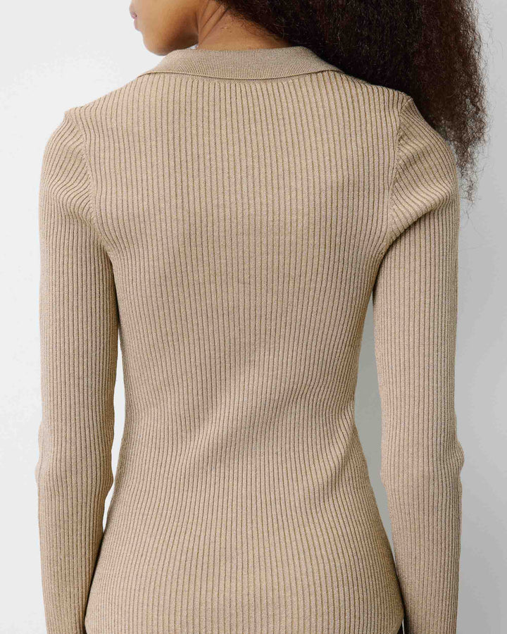 Body de punto con cuello polo gold Bentley