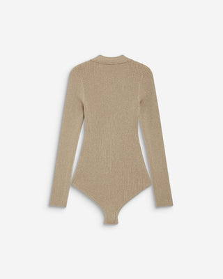 Body de punto con cuello polo gold Bentley