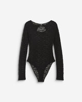 Long-sleeve lace bodysuit noir Bolero