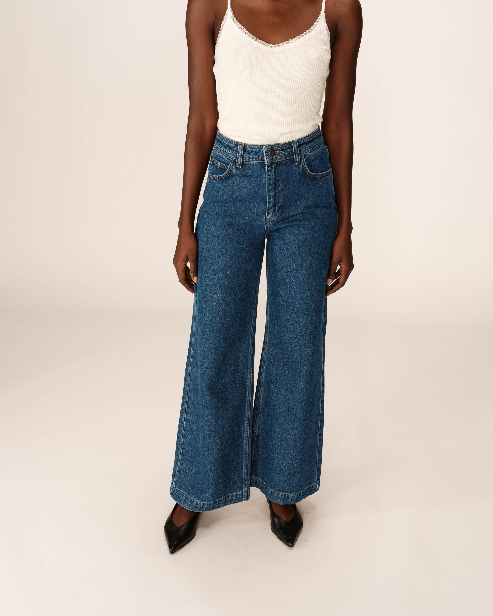 Loose jeans medium blue James