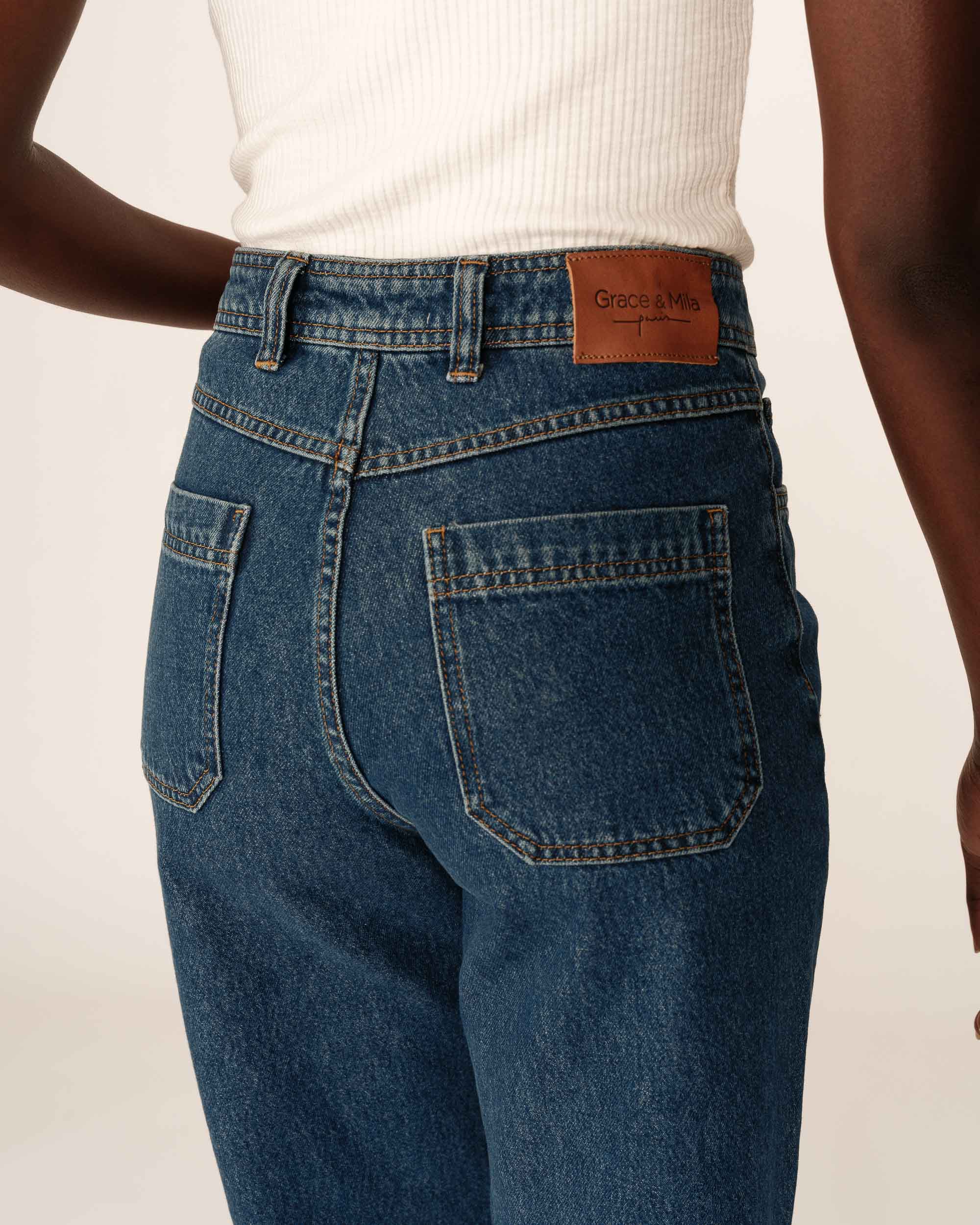 Loose jeans medium blue James