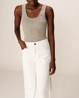 Loose jeans white James