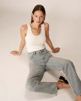 Straight jeans sky blue Jules