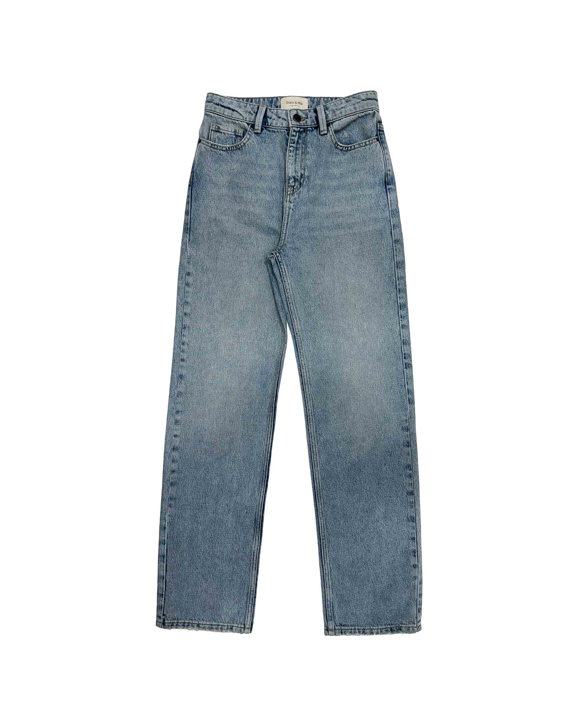 Straight jeans sky blue Jules