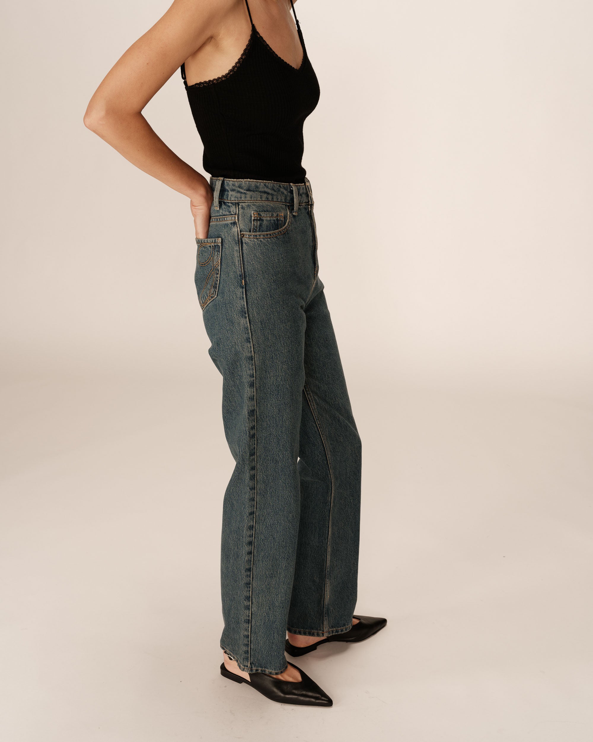 Jean droit vintage blue Jules