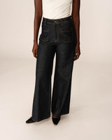 Wide jeans dark blue June