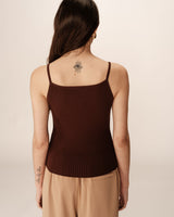 Fitted knit top chocolatee Pablo_12872