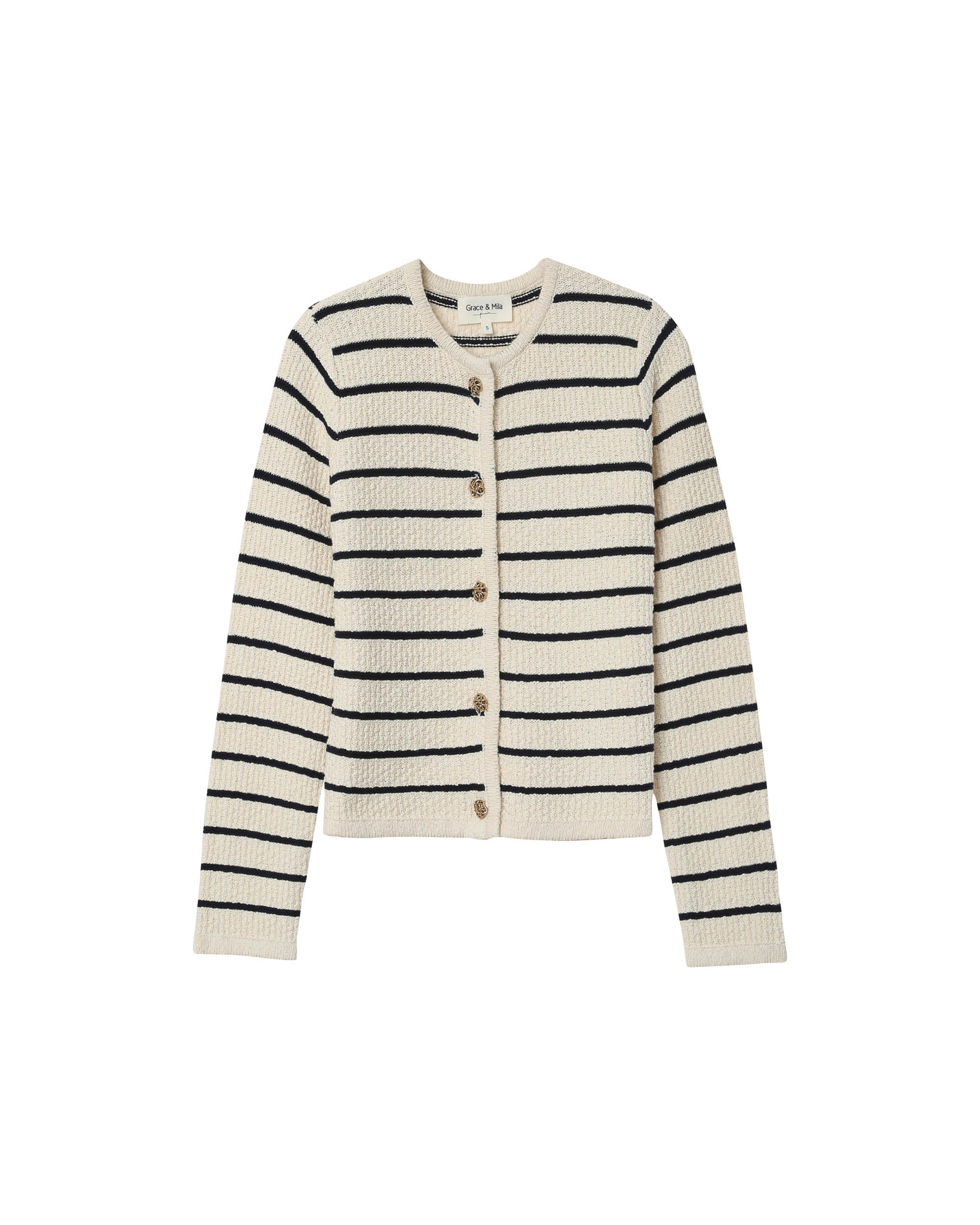 Knit cardigan beige Paca