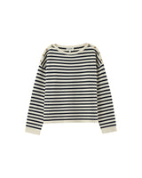 Striped sweater ecru Pachamama_12897