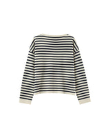 Striped sweater ecru Pachamama_12897