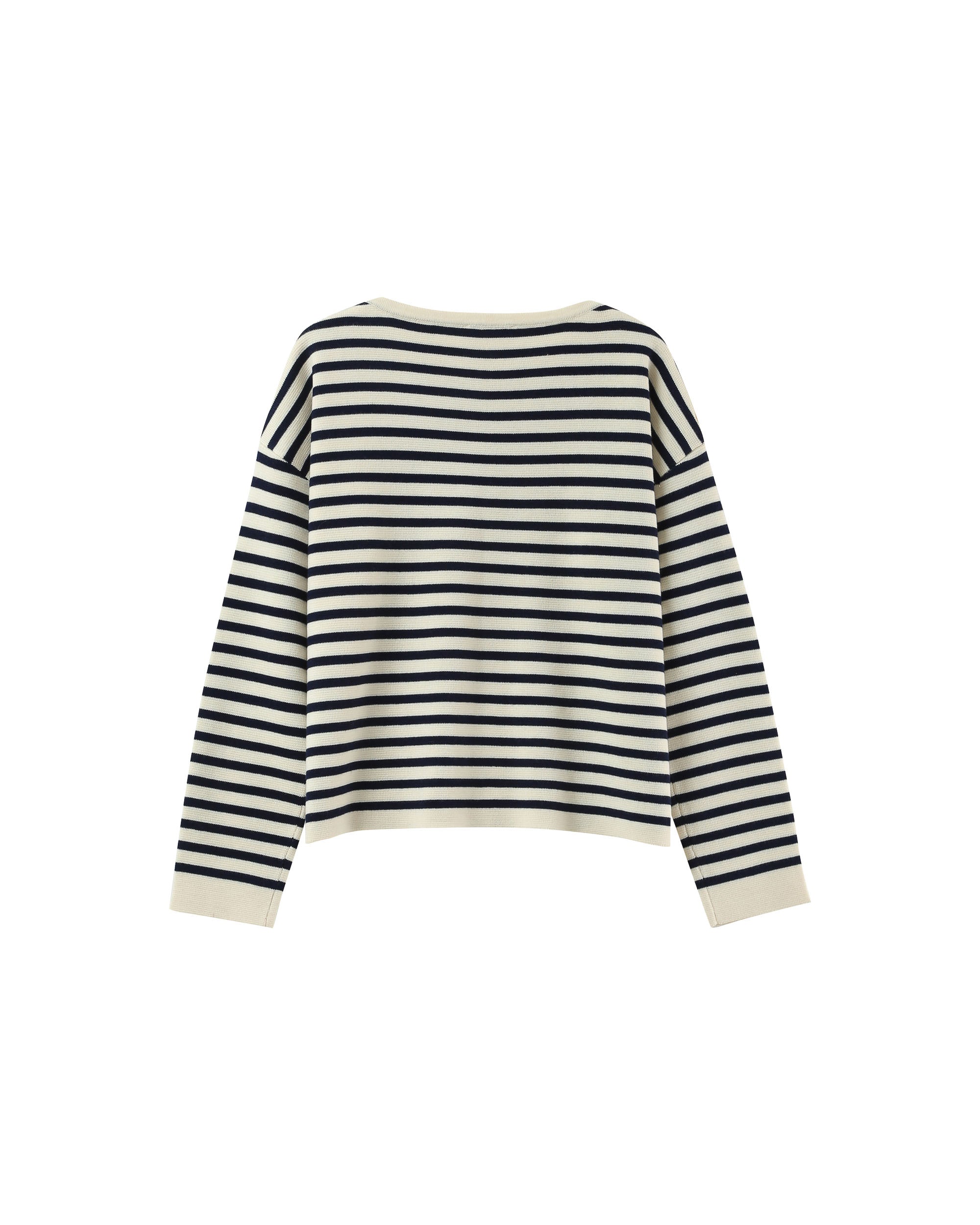 Striped sweater ecru Pachamama_12897