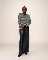 Striped sweater navy Pachamama_12897