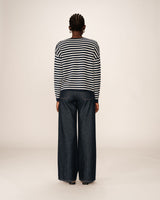 Striped sweater navy Pachamama_12897