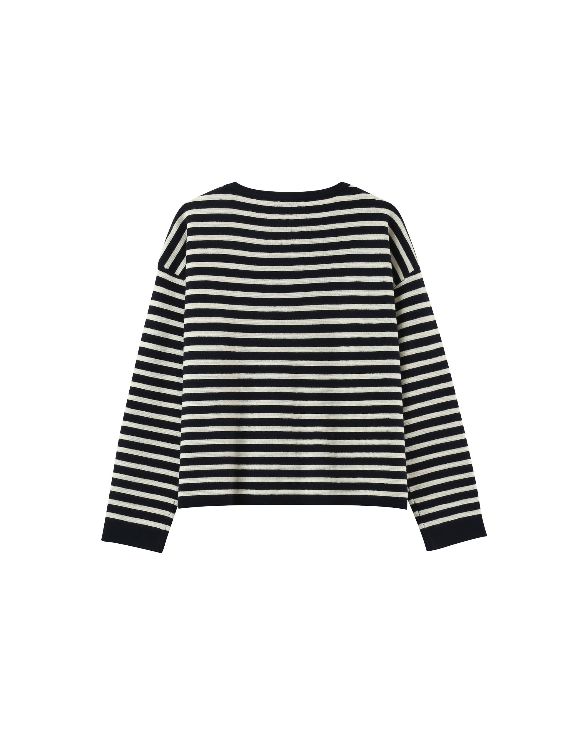 Striped sweater navy Pachamama_12897