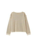 Striped sweater gold Pachamama_12897