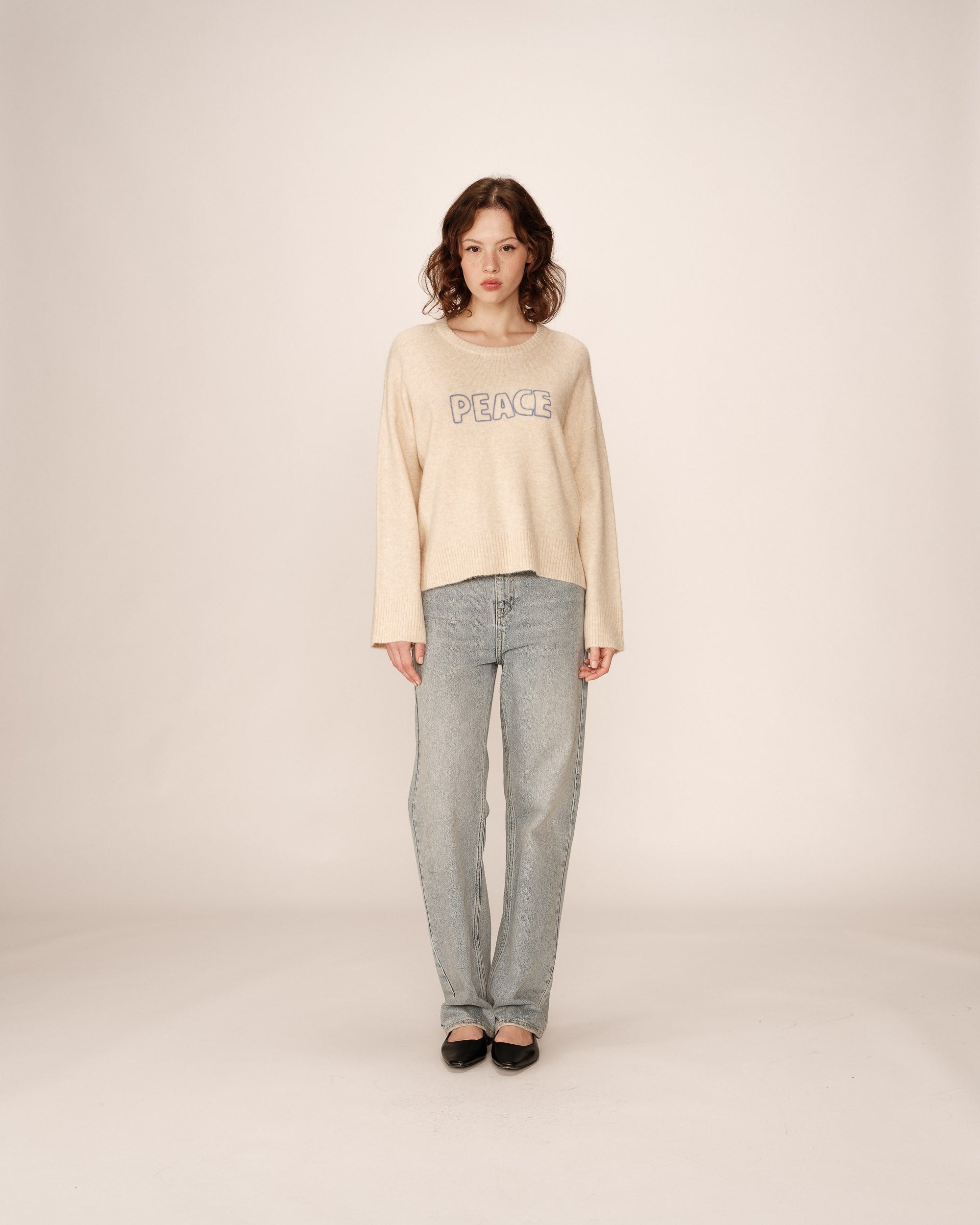 Message sweater beige Pacifico_12900