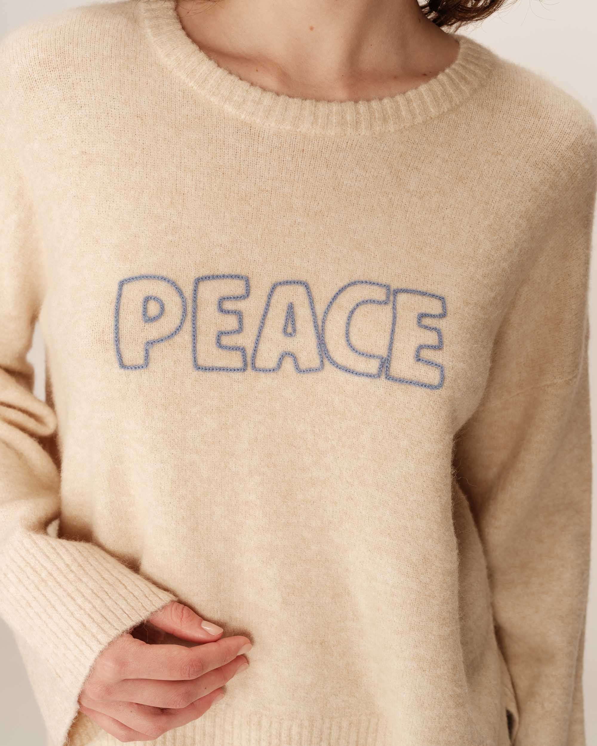 Message sweater beige Pacifico_12900